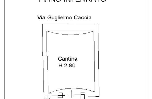 Planimetria Cantina